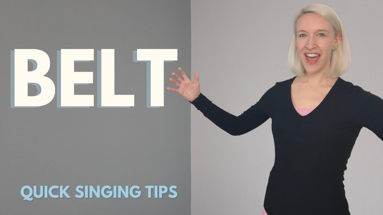 Quick Singing Tips | Belt. How to approach in a safe and healthy way.