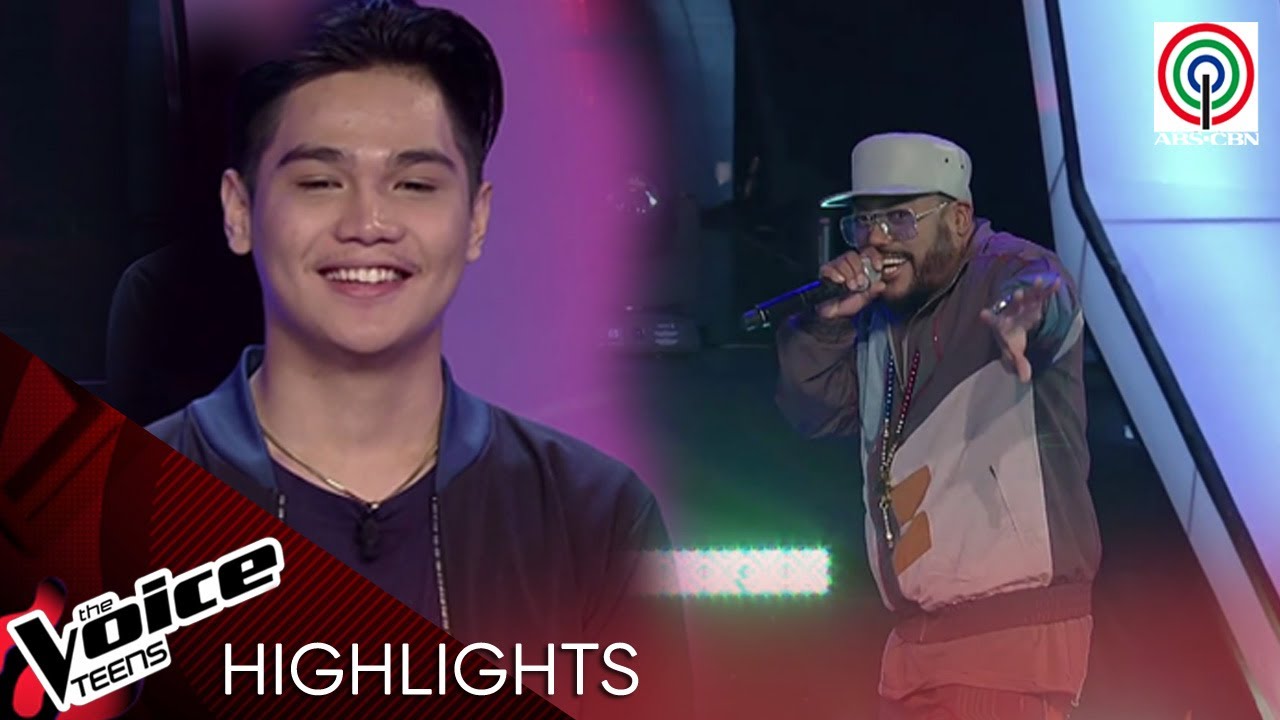 Coach APL, di nagpahuli sa freestyle rap ni Jelo |  The Voice Teens Philippines 2020