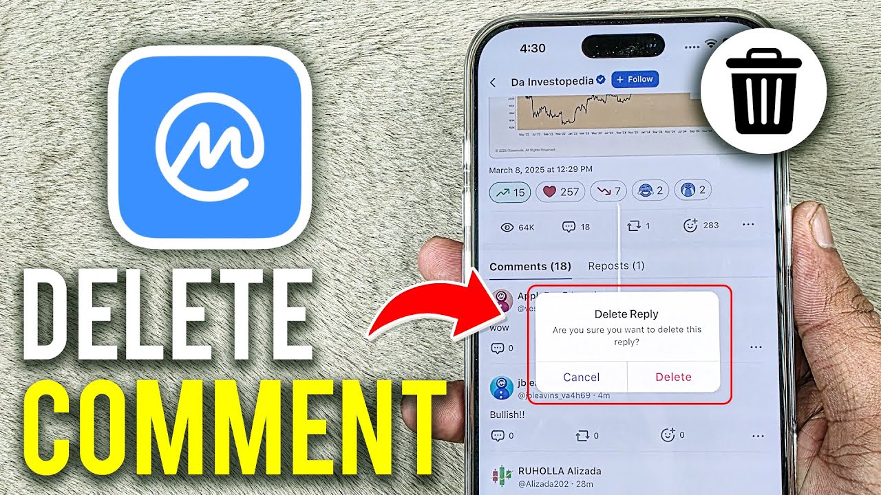 How to Delete Comment on CoinMarketCap