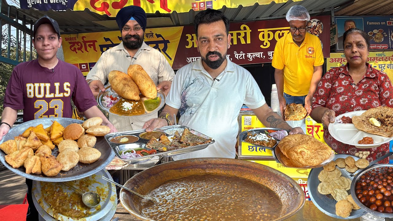 Punjabi Breakfast | West Delhi Ka Famous Breakfast | Indian Street Food