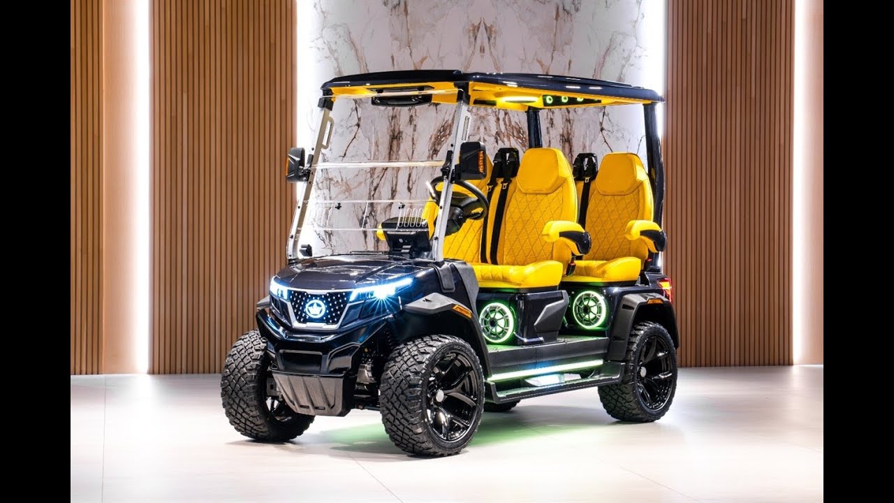 2025 EVOLUTION XT4 Golfcart - Listing and relaxing slideshow