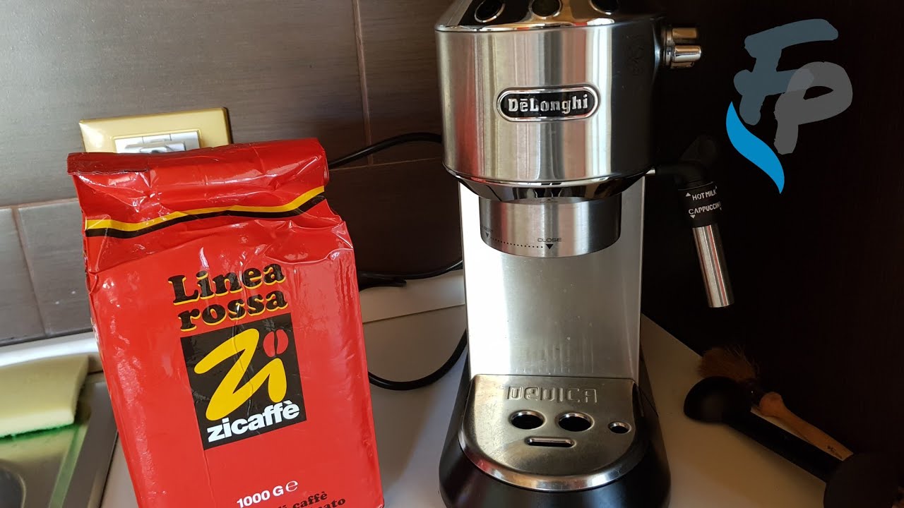 TEST Caffè Zicaffé linea rossa con Macchina Espresso Delonghi ec685 Dedica - Buono e cremoso