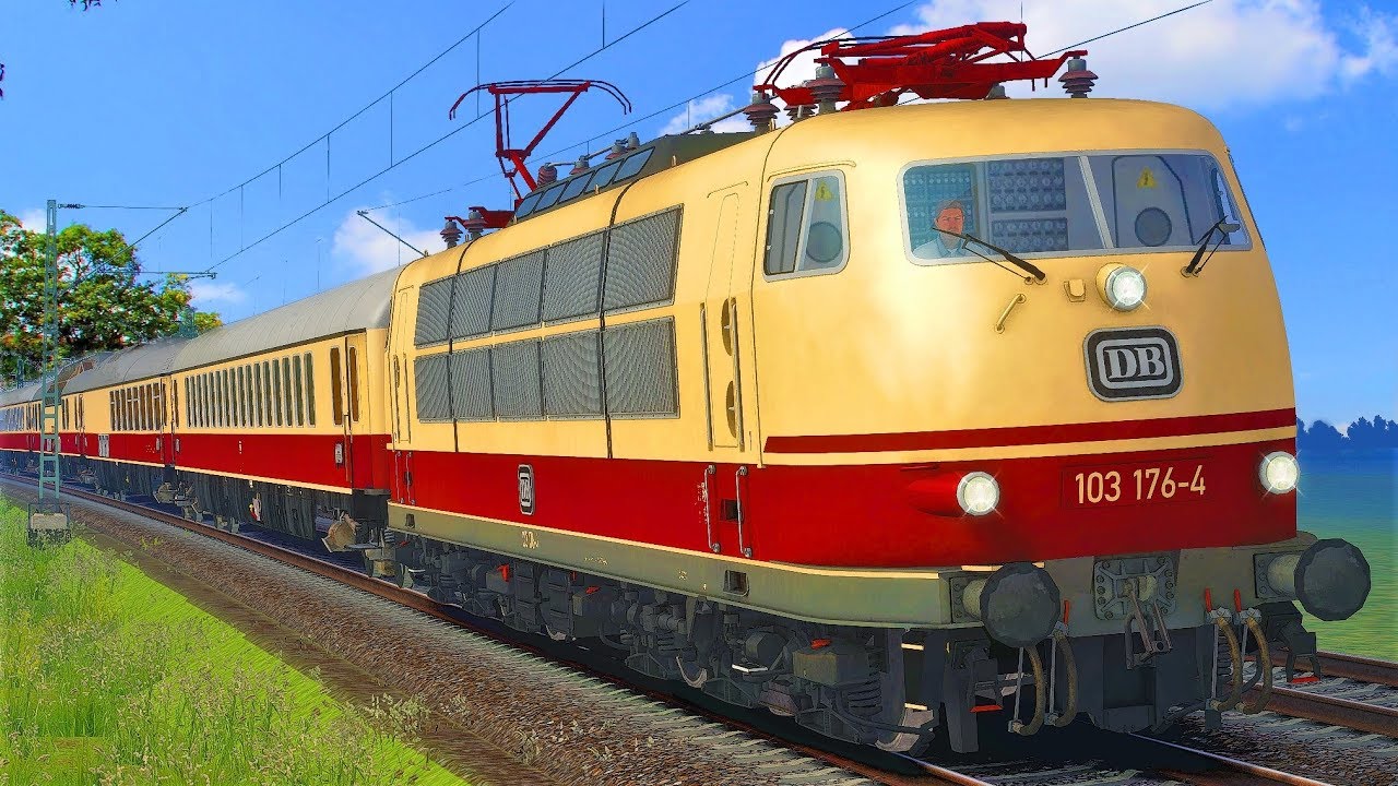 TRAIN SIMULATOR 2019 | TEE - Trans Europ Express + BR 103 | Rheintalbahn Freiburg - Basel | TS2019