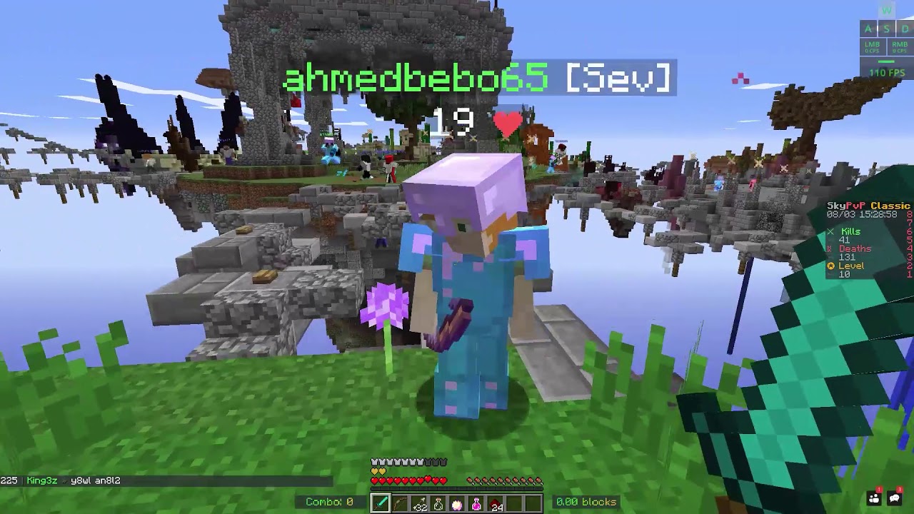 تحديات I Sky pvp BlockMc #13 تحدي سهل ولكن للأسف 😔😱