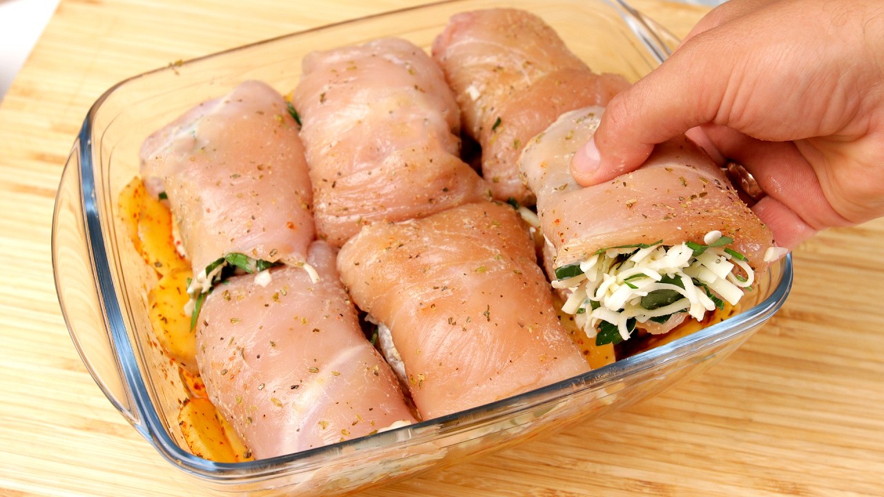 Рецепт из ресторана! Они такие вкусные, что вы захотите готовить их дважды в неделю! 😋😋😋