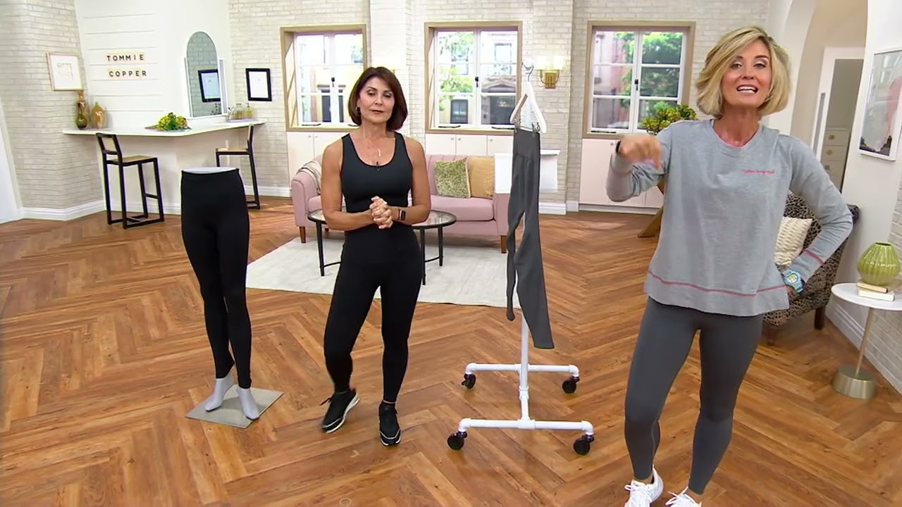Tommie Copper Seamless Compression Leggings on QVC