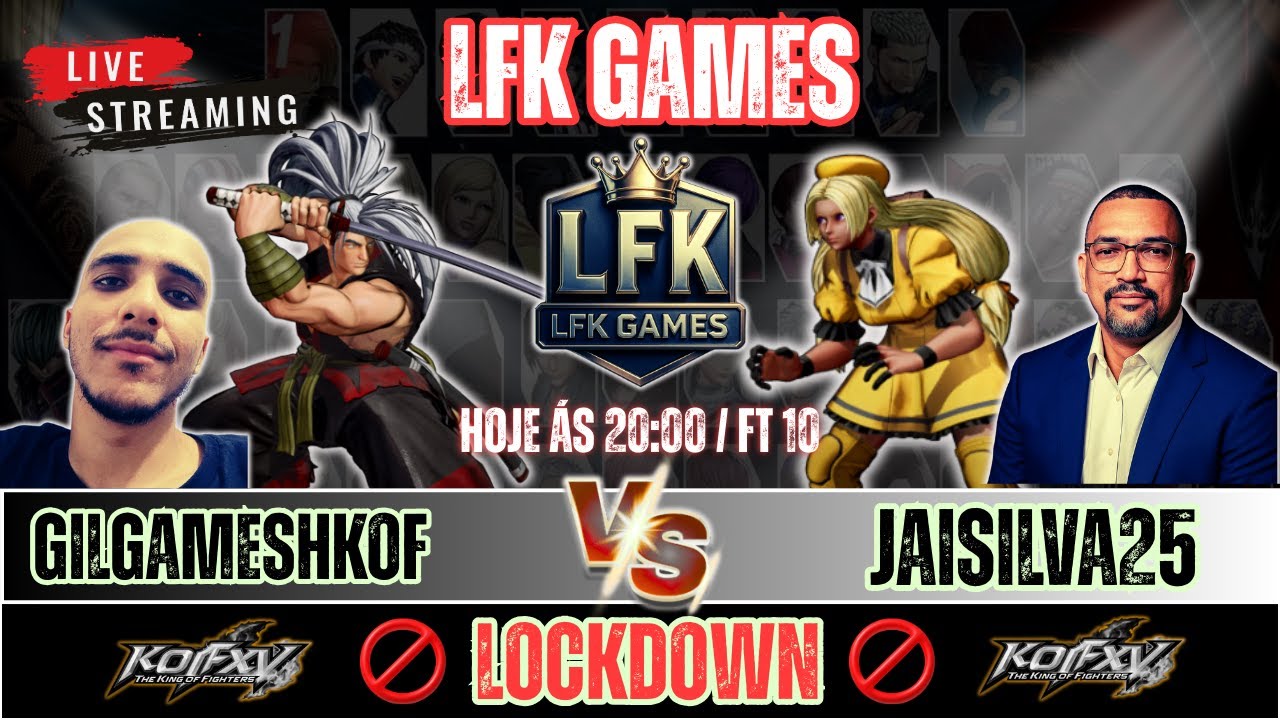 ⭕ KOF XV | LOCKDOWN #3 | JAISILVA25 🆚 GILGAMESHKOF| FT10