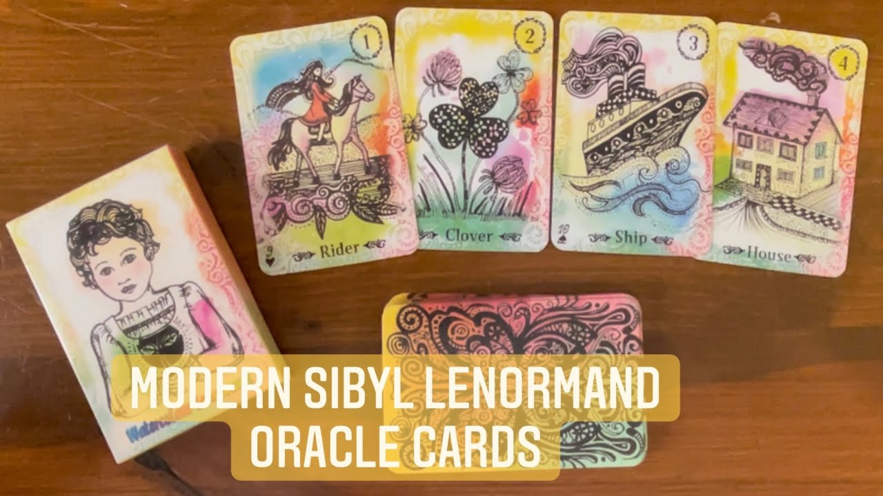 Modern Sibyl Lenormand Oracle Cards | Full Flip Through