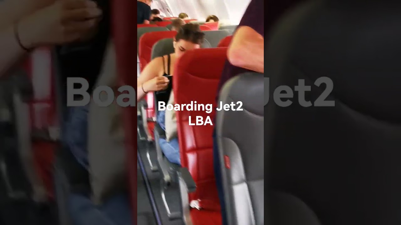 BOARDING JET2 AT LEEDS BRADFORD AIRPORT