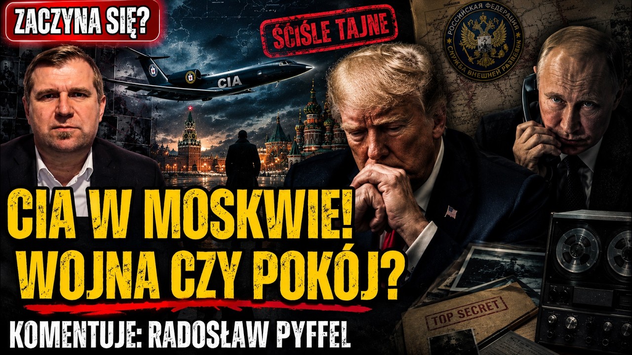 Wizyta szefa CIA w Rosji! Tajny plan Trumpa czy wojna Rosji z NATO? - Radosław Pyffel