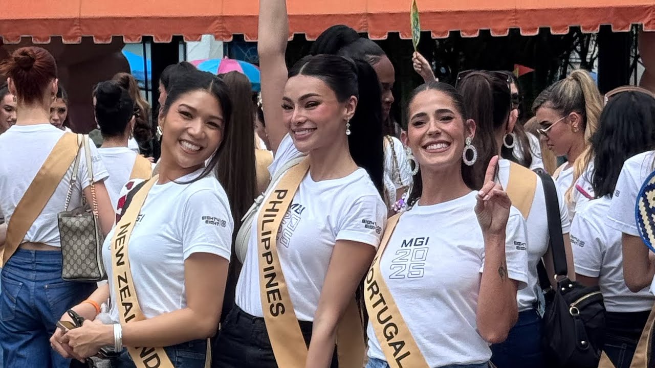 Эмма Тиглао излучает энергию победы MGI на мероприятии под открытым небом Miss Grand Internationa...