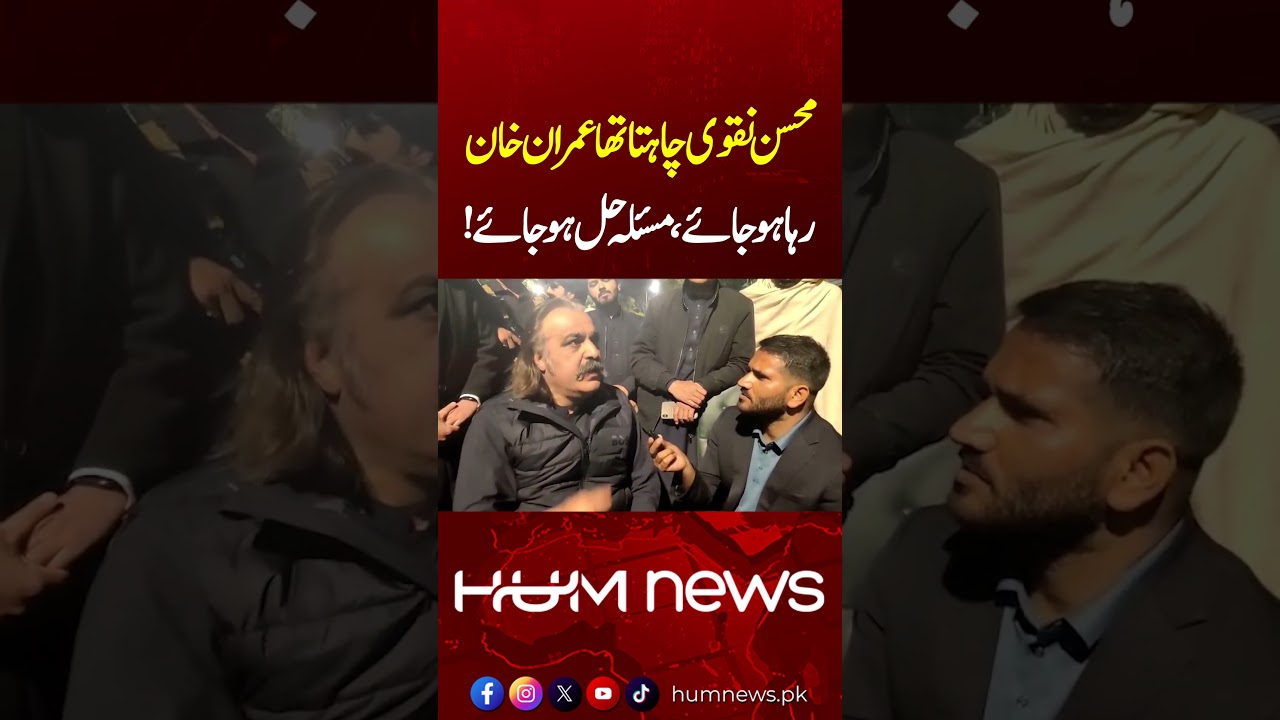Mohsin Naqvi Imran Khan Ko Reha Karwana Chahta Tha |Former CM Ali Amin Gandapur | Hum News
