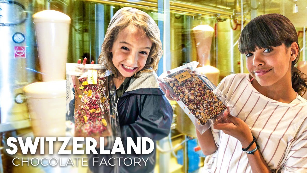 We explored a Famous Chocolate Factory || Switzerland