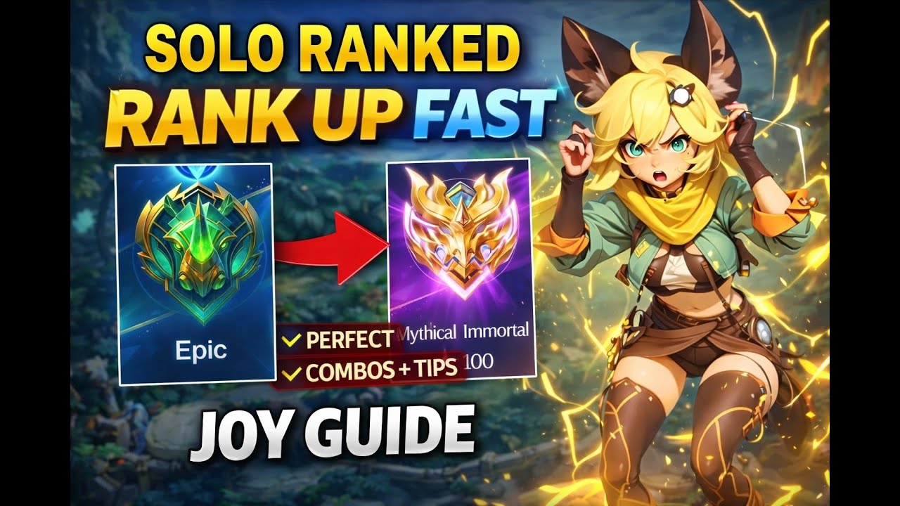 How to Rank Up Faster | Joy Guide |   #solorank  #mobilelegends