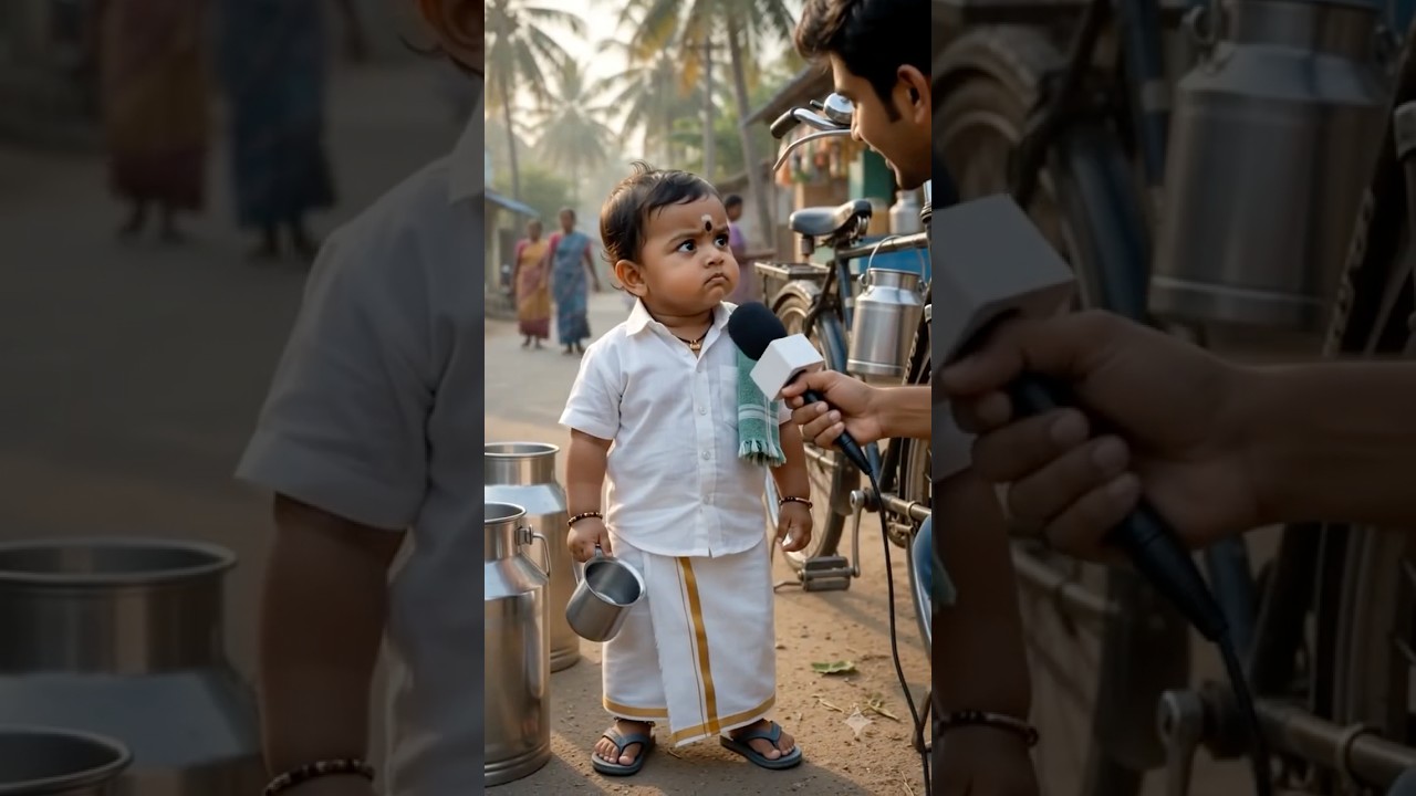 PAAL RATE YEN INCREASE AACHU?&rdquo;🥛 BABY MILK SELLER GIVES THE FUNNIEST ANSWER! #aibaby #shorts #viral