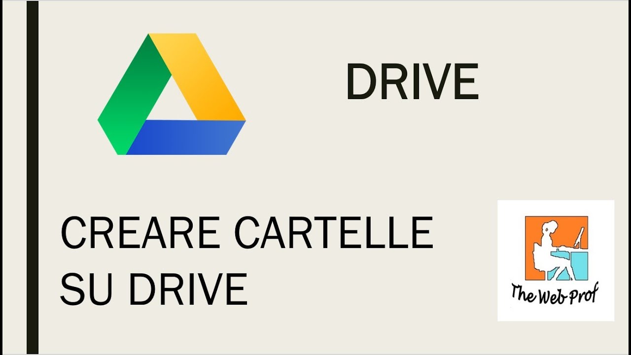 APP DI GOOGLE  - Creare cartelle su Drive by The Web Prof