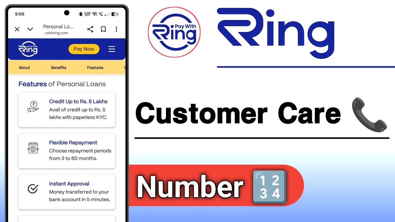 Ring Loan App Customer Care Number