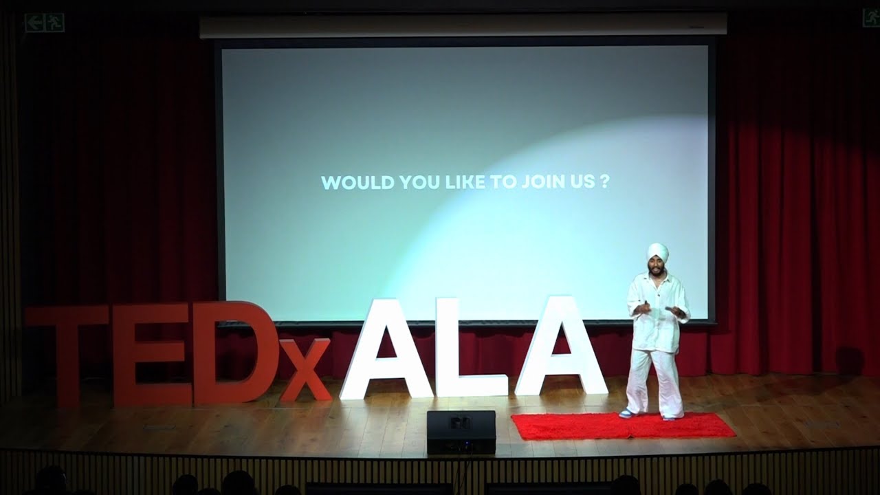 Using acting to overcome a language barrier | Rajveer Singh Jolly | TEDxAfricanLeadershipAcademy