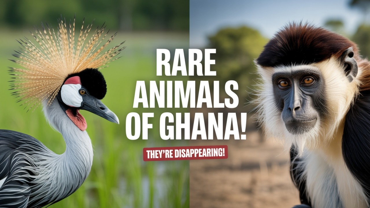 Ghana's Most Fascinating Endangered Animals You May Not Be Aware Of (pt1)