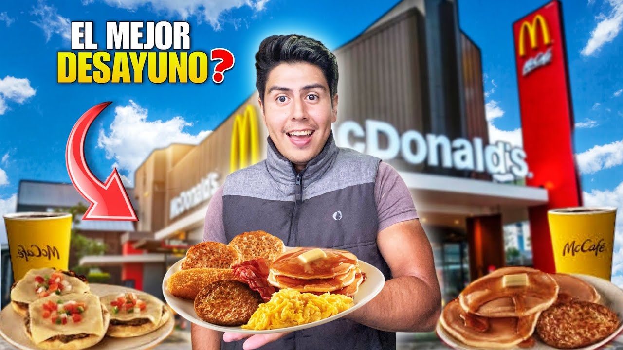 COMIENDO DESAYUNO EN MCDONALD'S POR PRIMERA VEZ