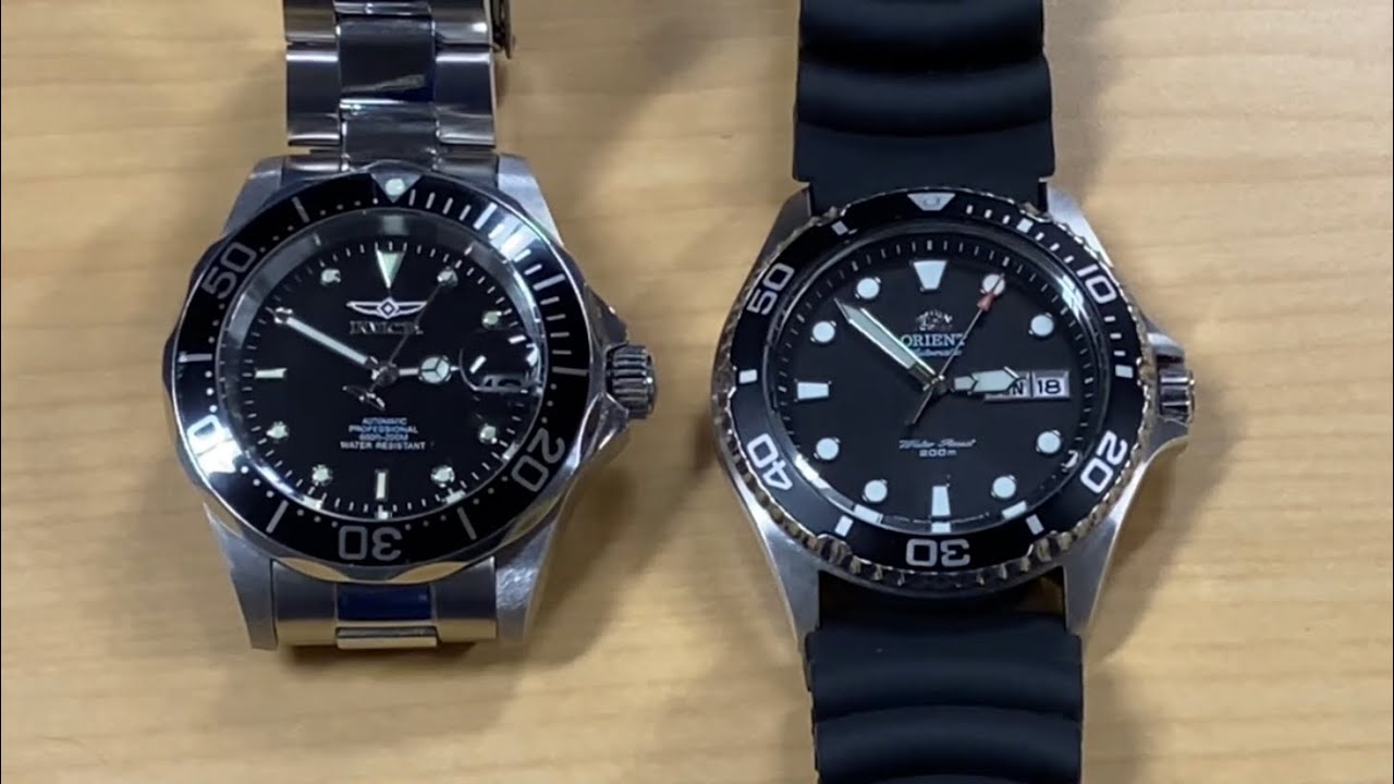 Orient Ray II Vs. Invicta Pro Diver Watch Battle!