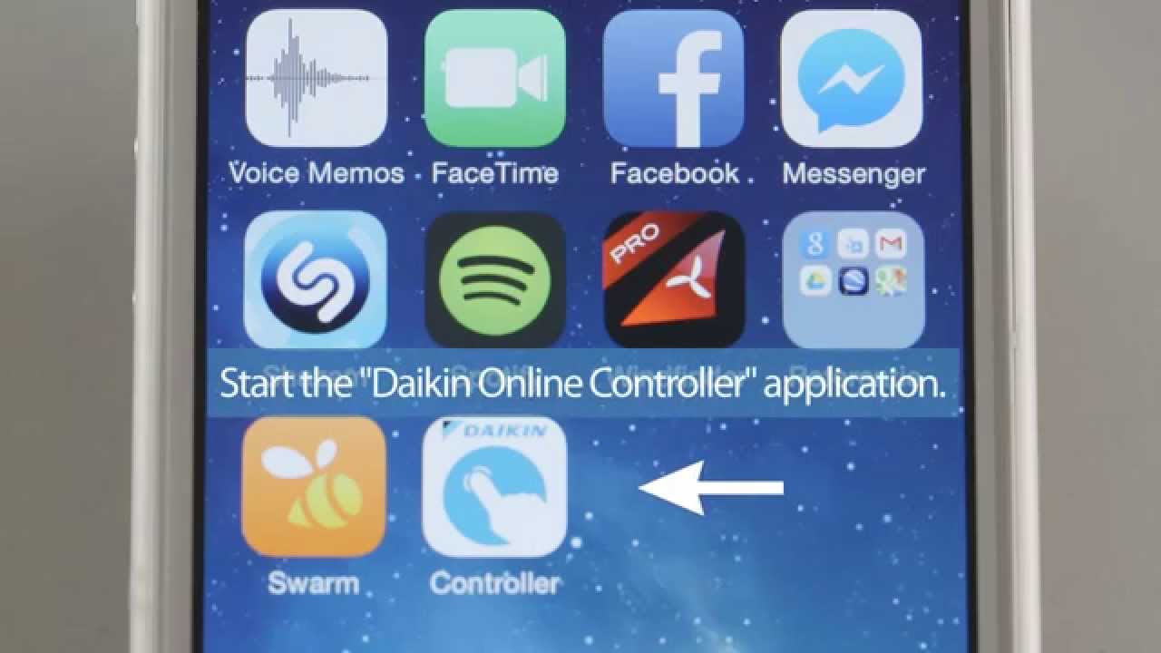 Daikin Online Controller - Manual configuration video