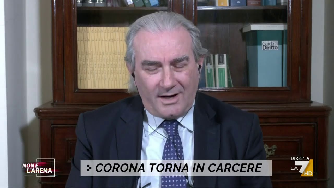 Corona torna in carcere, l'avvocato: 