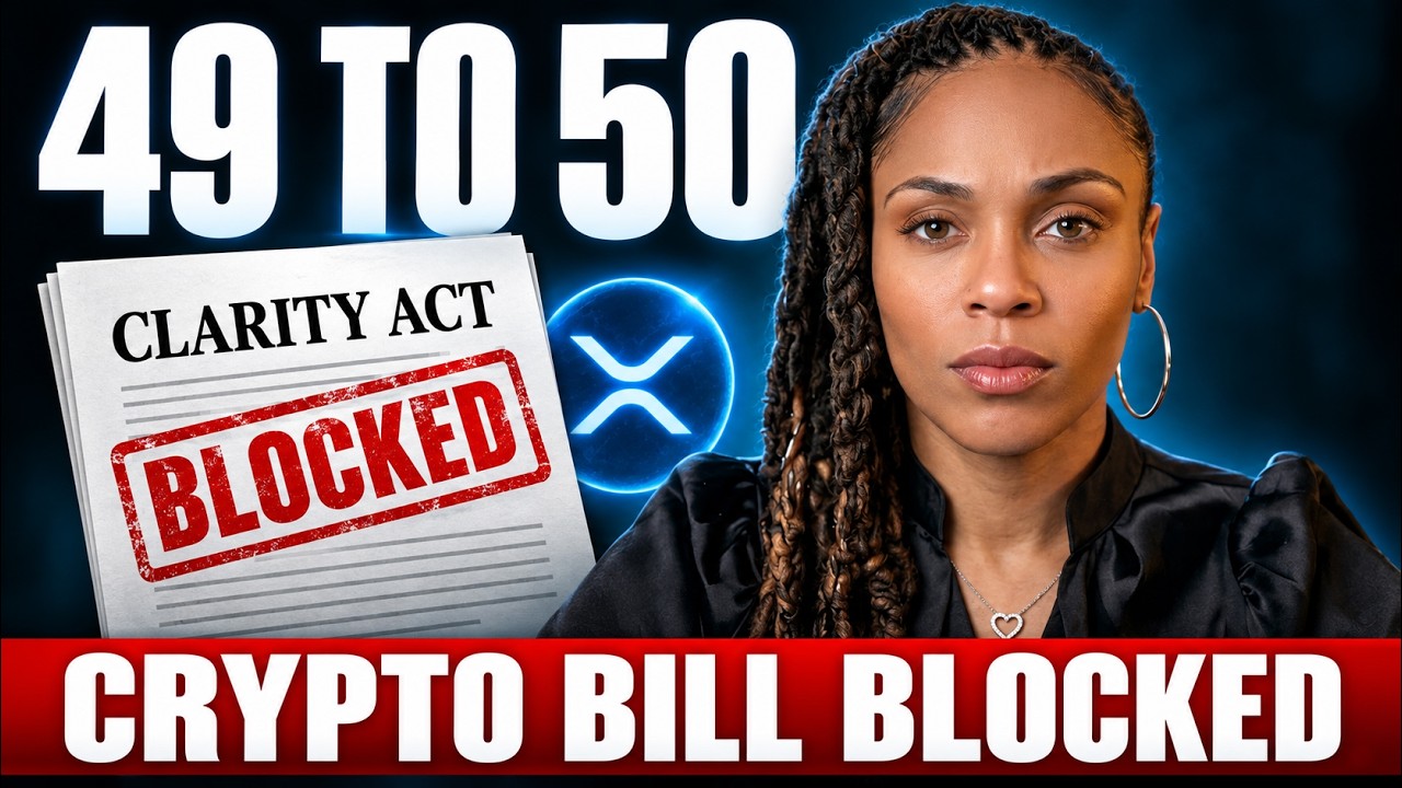 The CLARITY Act Just Failed in the Senate.  What This Means for XRP