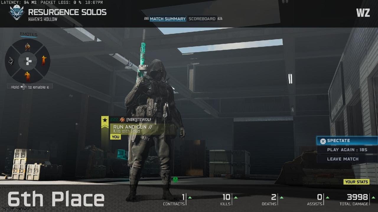 Call of Duty_Warzone Resurgence Solo 10&2