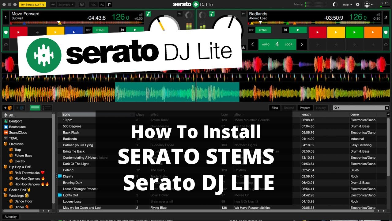 Как установить Serato Stems на Serato DJ Lite 3.0 Beta