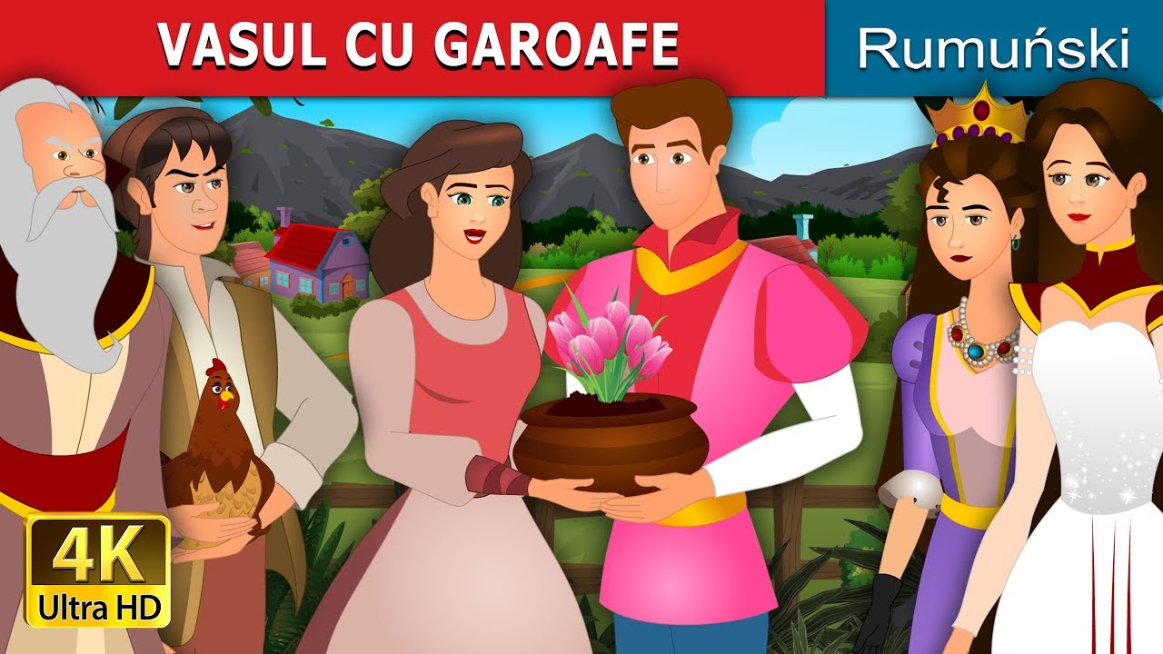 VASUL CU GAROAFE | The Pot Of Pinks Story in Romana | Povesti pentru copii | @RomanianFairyTales