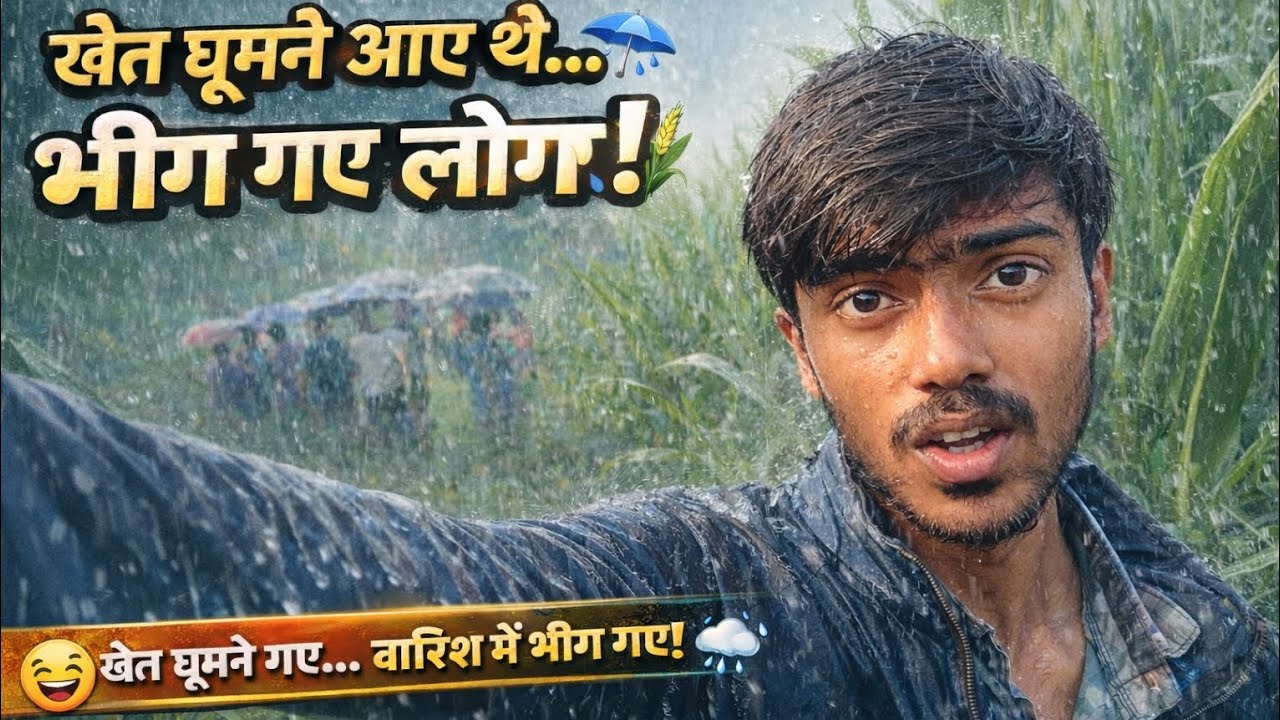 खेत घूमने के लिए आए हैं 😒