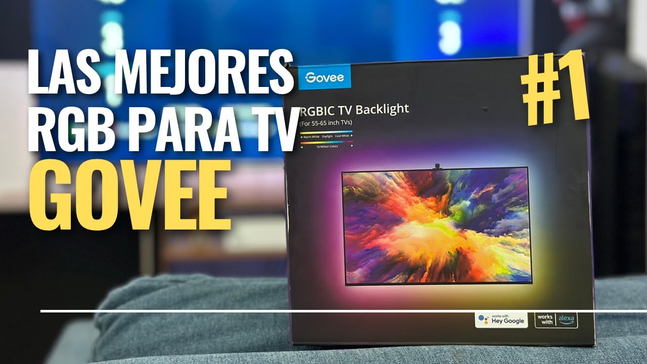 La tira LED para TV que estabas buscando 🤩 Govee  😎 | instalacion Paso a Paso