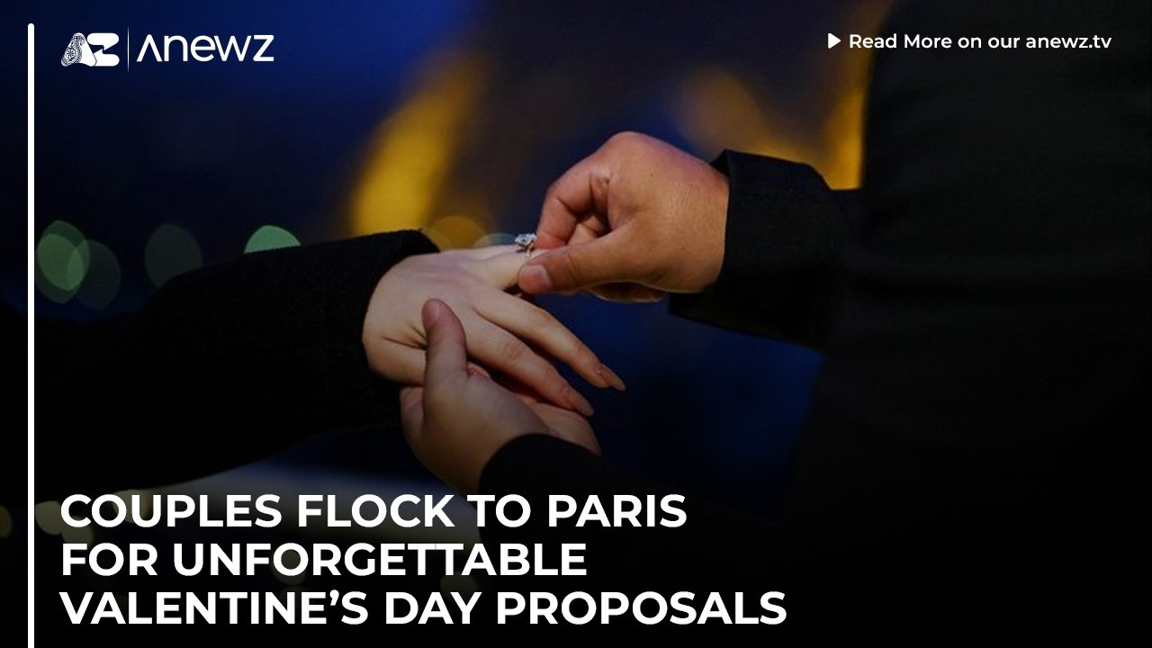 Couples flock to Paris for unforgettable Valentine&rsquo;s Day proposals