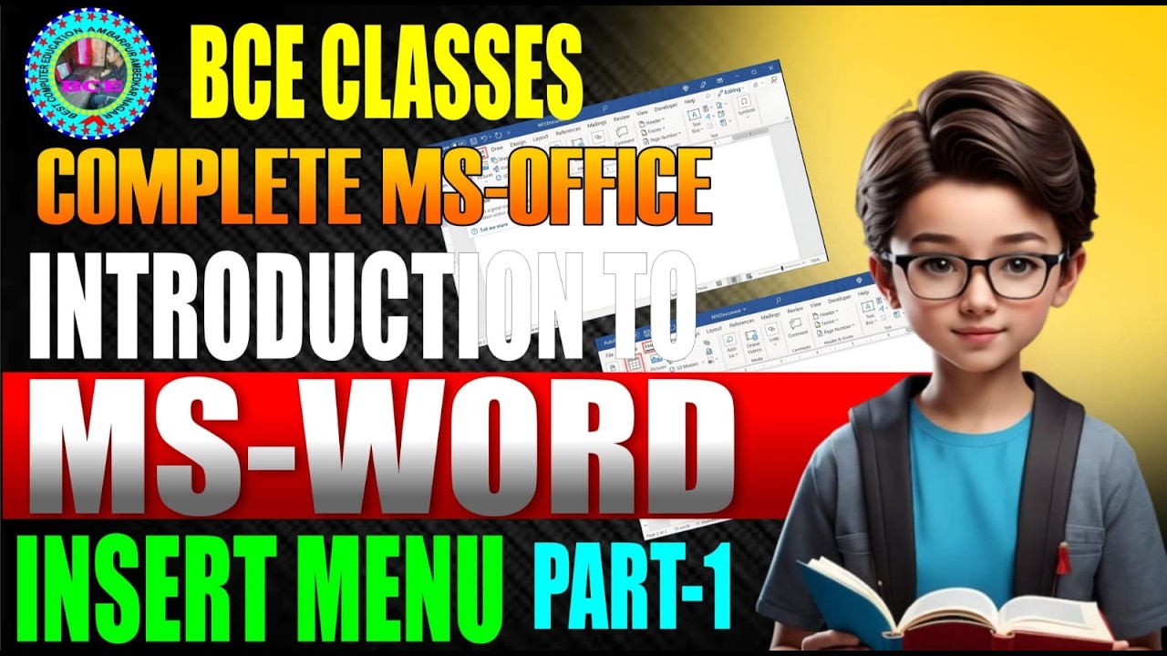 PART 3 INSERT MENU -Microsoft Word Insert Tab – Table Design Full Tutorial in Hindi/MS Word Table De