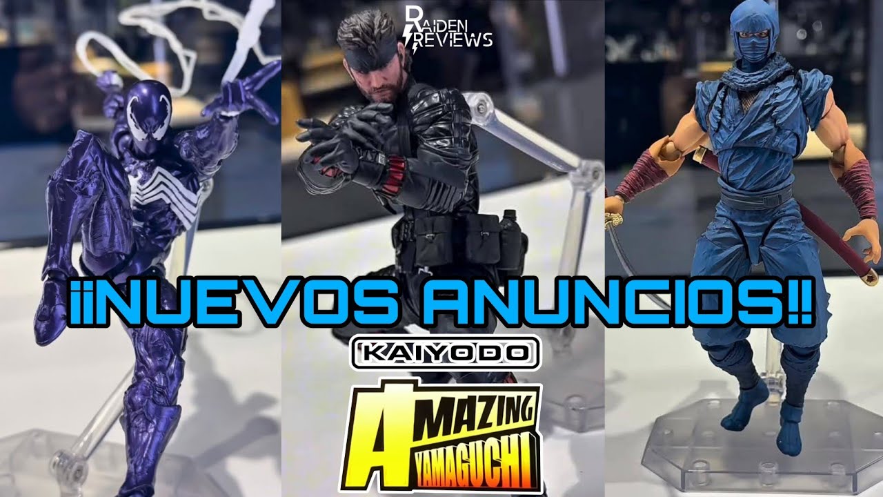 ¡NUEVOS ANUNCIOS DE REVOLTECH! | METAL GEAR SOLID, NINJA GAIDEN, ONE PUNCH MAN Y MÁS!