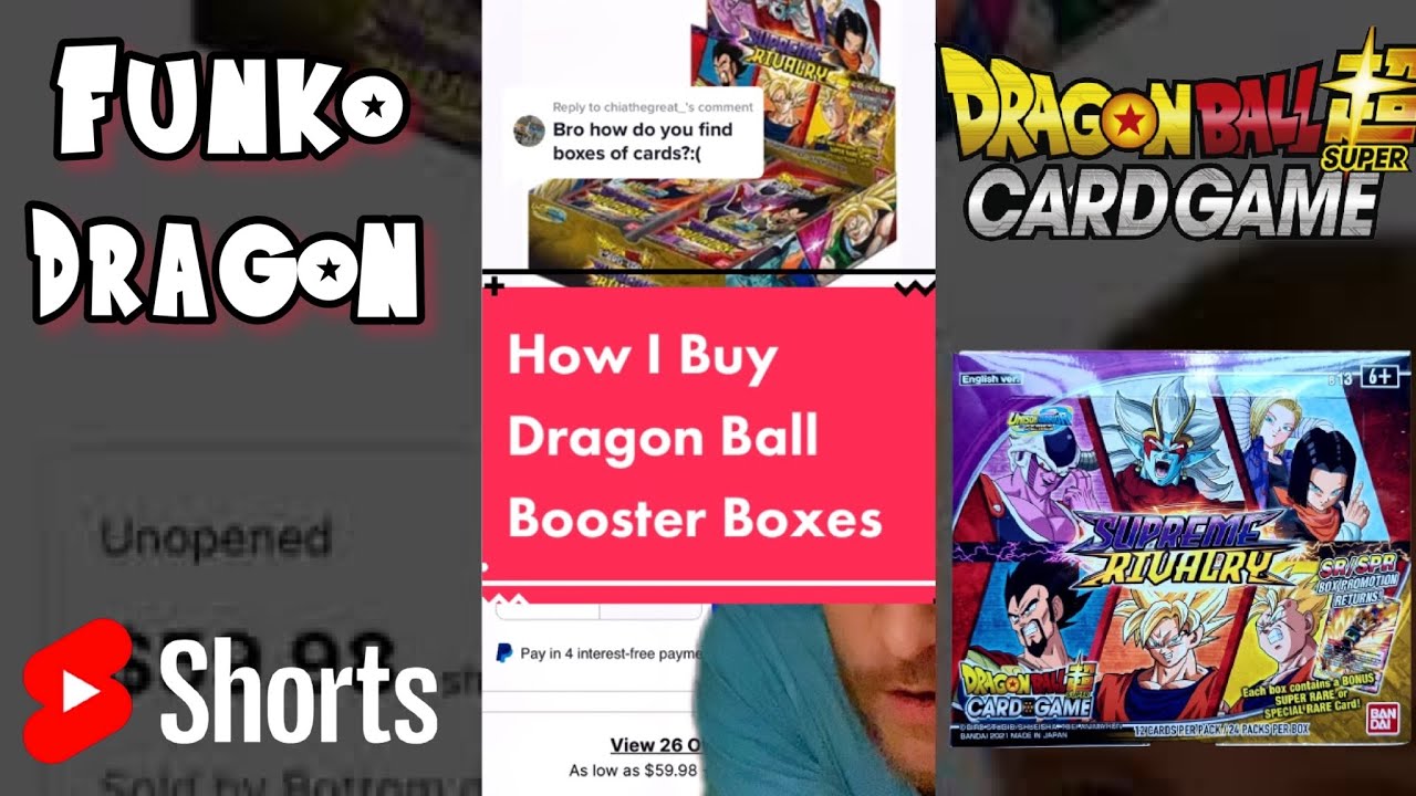 How I Buy Dragon Ball Super Booster Boxes