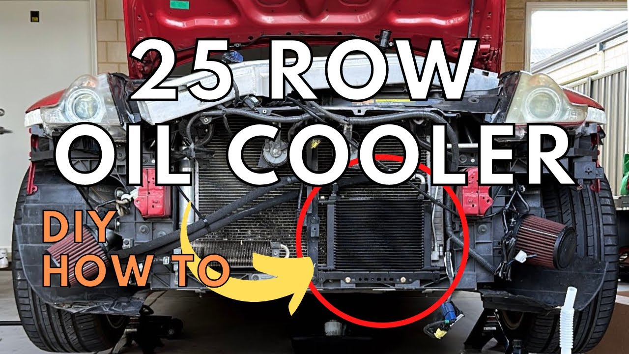 Installing 25 Row OIL COOLER On 370z | Ultimate 370Z Street Build