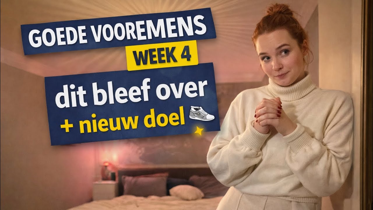 30 dagen water drinken – dit bleef over (+ een nieuw doel) | Week 4
