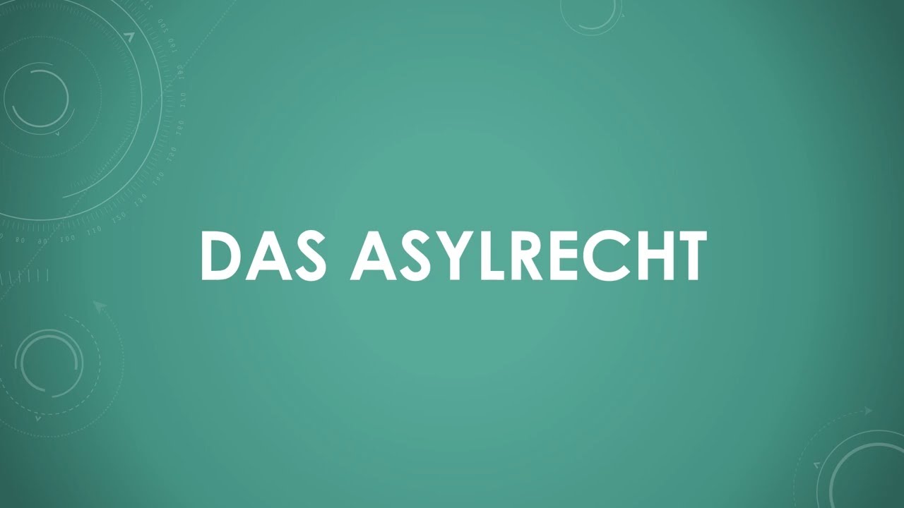 Das Asylrecht einfach und kurz erkl&auml;rt