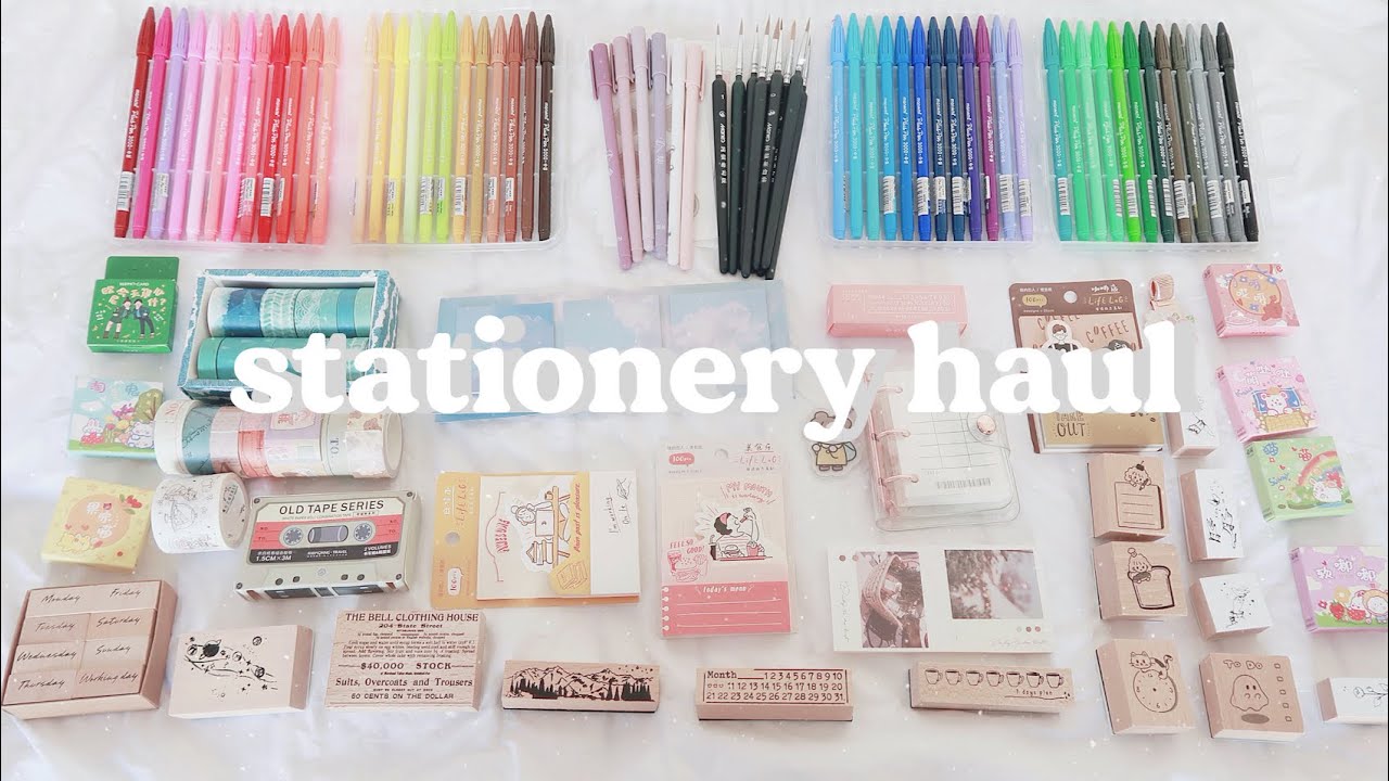 ☘️ Huge Stationery Haul AliExpress Jianwu
