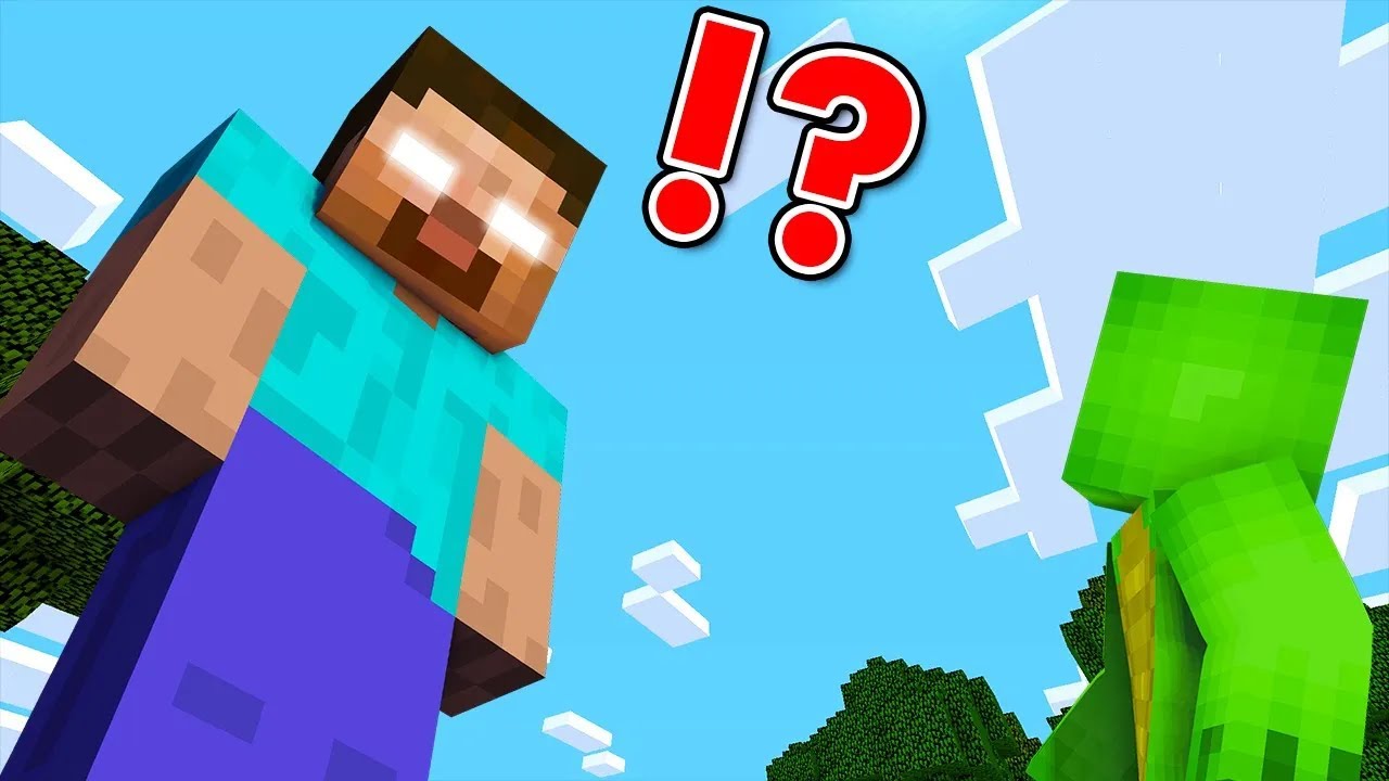 Giant Herobrine vs Security