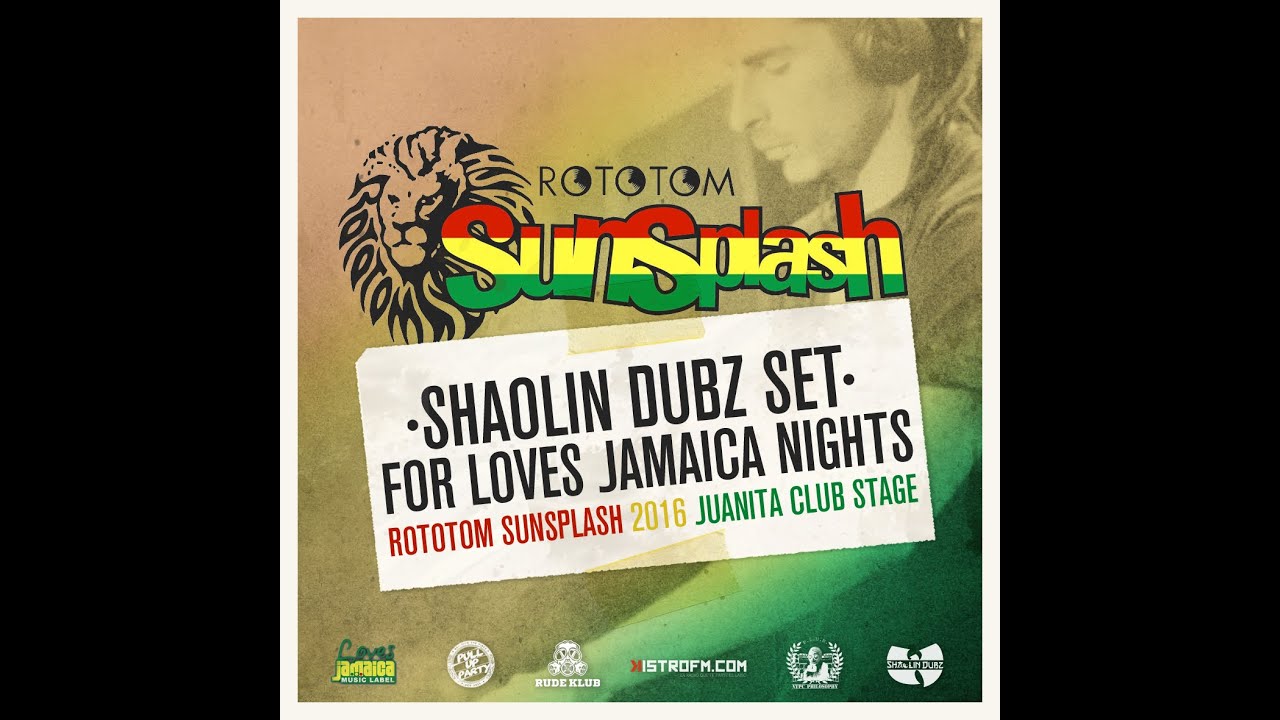 Shaolin Dubz DJ Set @ Rototom Sunsplash 2016 LJMIX 001