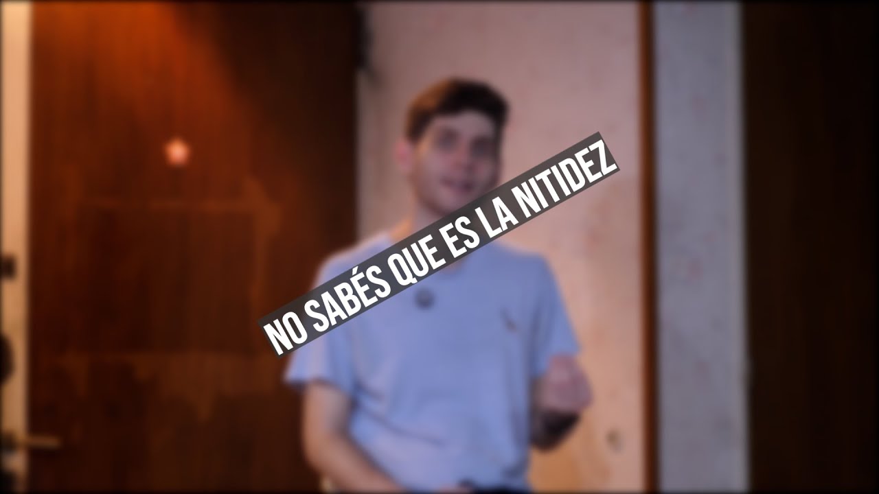 No sabés que es la nitidez