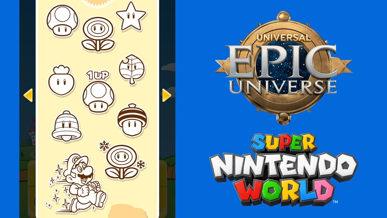 Where to get ALL Power Up Stamps - Epic Universe - Super Nintendo World