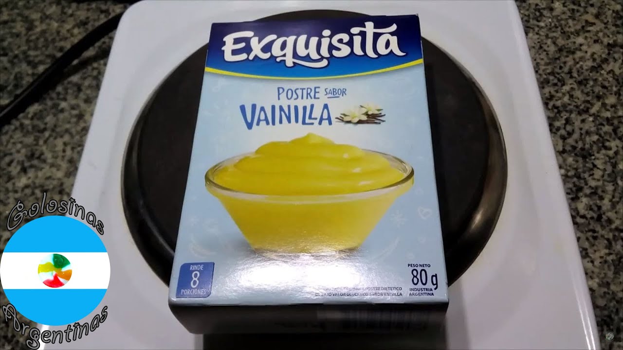 Exquisita Postre sabor Vainilla - Vanilla pudding