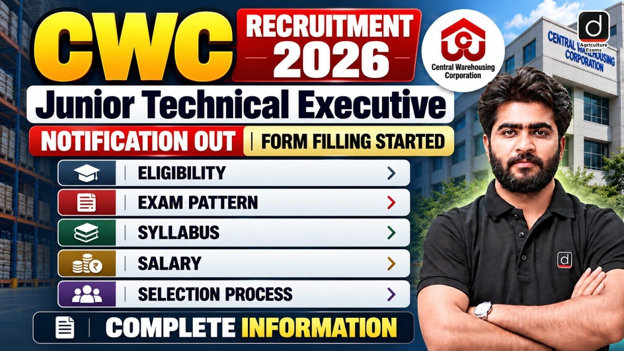 CWC Recruitment 2026 | Junior Technical Executive | Apply Online, Eligibility, Salary & Exam Pattern