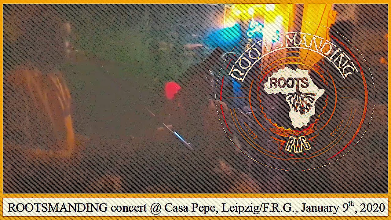 ROOTSMANDING concert w/ Alpha Oulare @ Casa Pepe, Leipzig/F.R.G., I-2020 Manding music Guinea Gambia