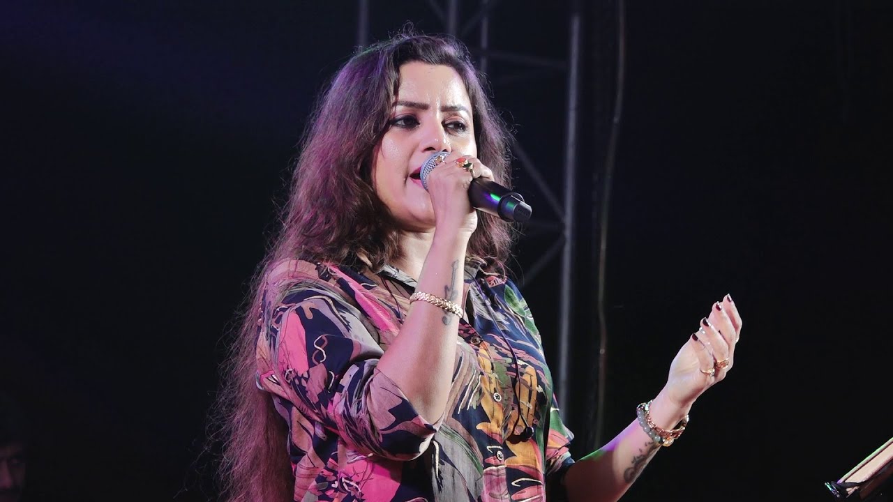 Gold Printer Sari Pore ~ ​​Mita Chatterjee | Bengali Songs | Cover by Mandira Sarkar | Bikash Studio