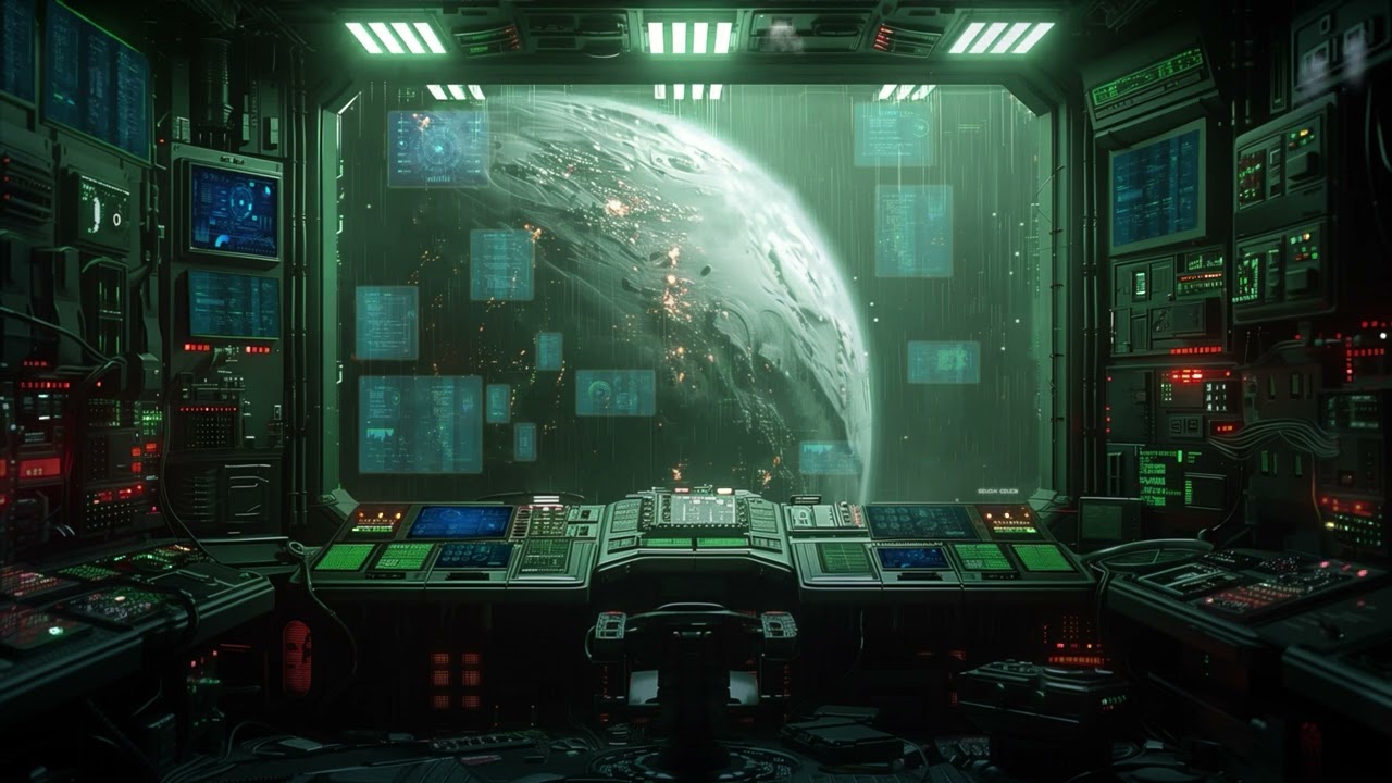KORU Spaceship Carrier Navigation Deck. Sci-Fi Radio Chatter. Sci-Fi Ambiance for Sleep & Relaxation
